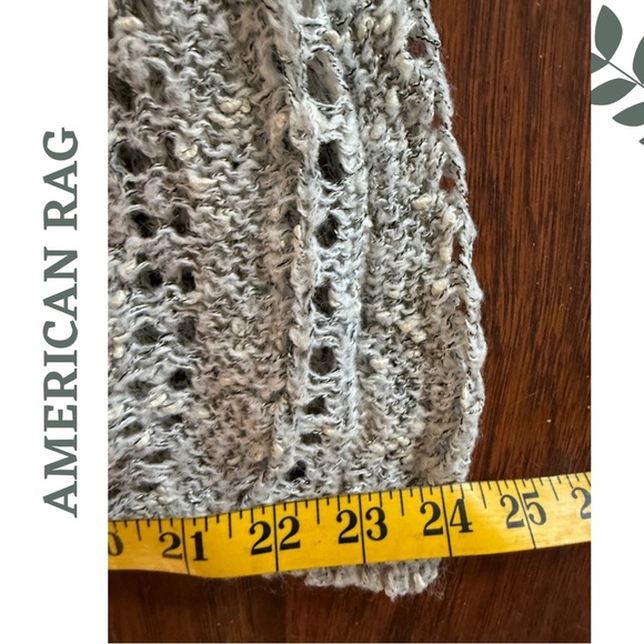 🛍️3/$40 AMERICAN RAG | Chunky Cowl Neck Long Sleeve Sweater | Size 2X | Grey - Picture 9 of 9